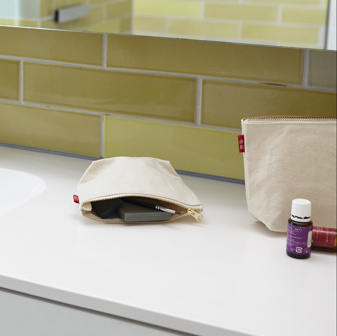 基帆ポーチ 舟型(小)