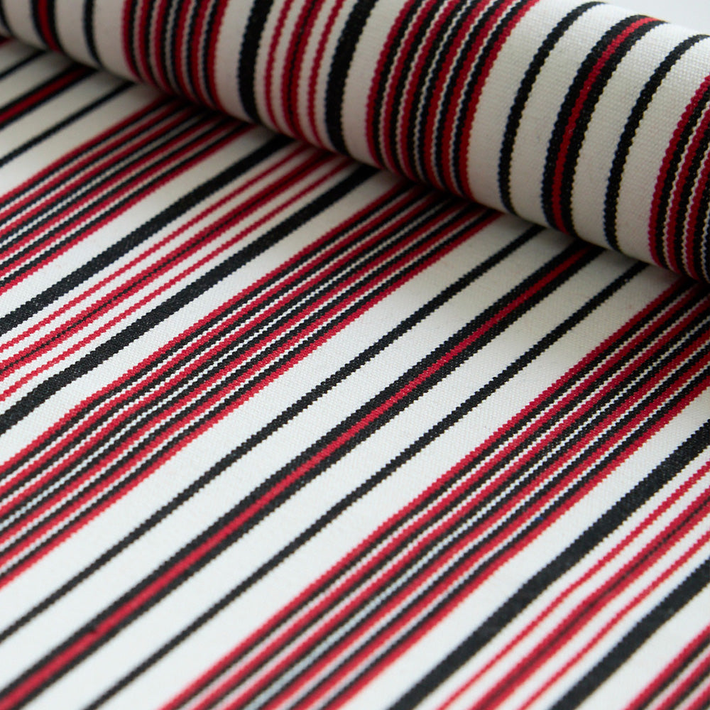 10号ストライプ帆布 洗い加工 50cm単位