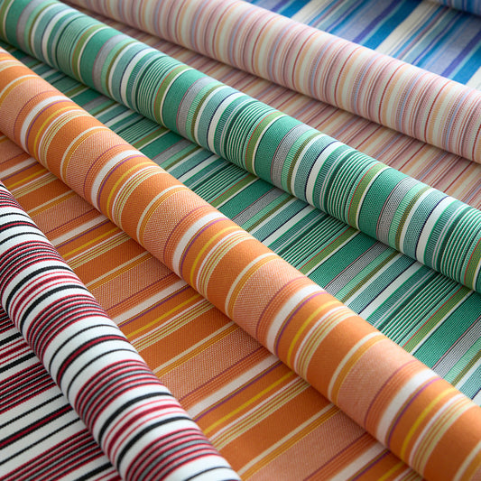 10号ストライプ帆布 洗い加工 50cm単位