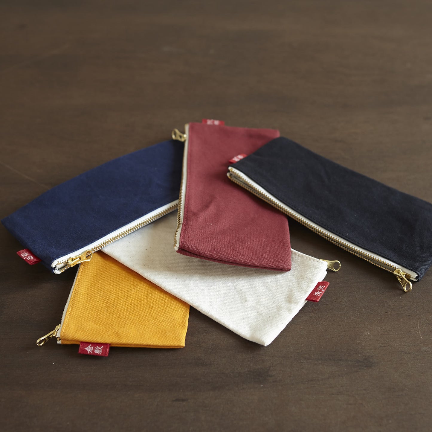 基帆ポーチ 平型(ペンケース)