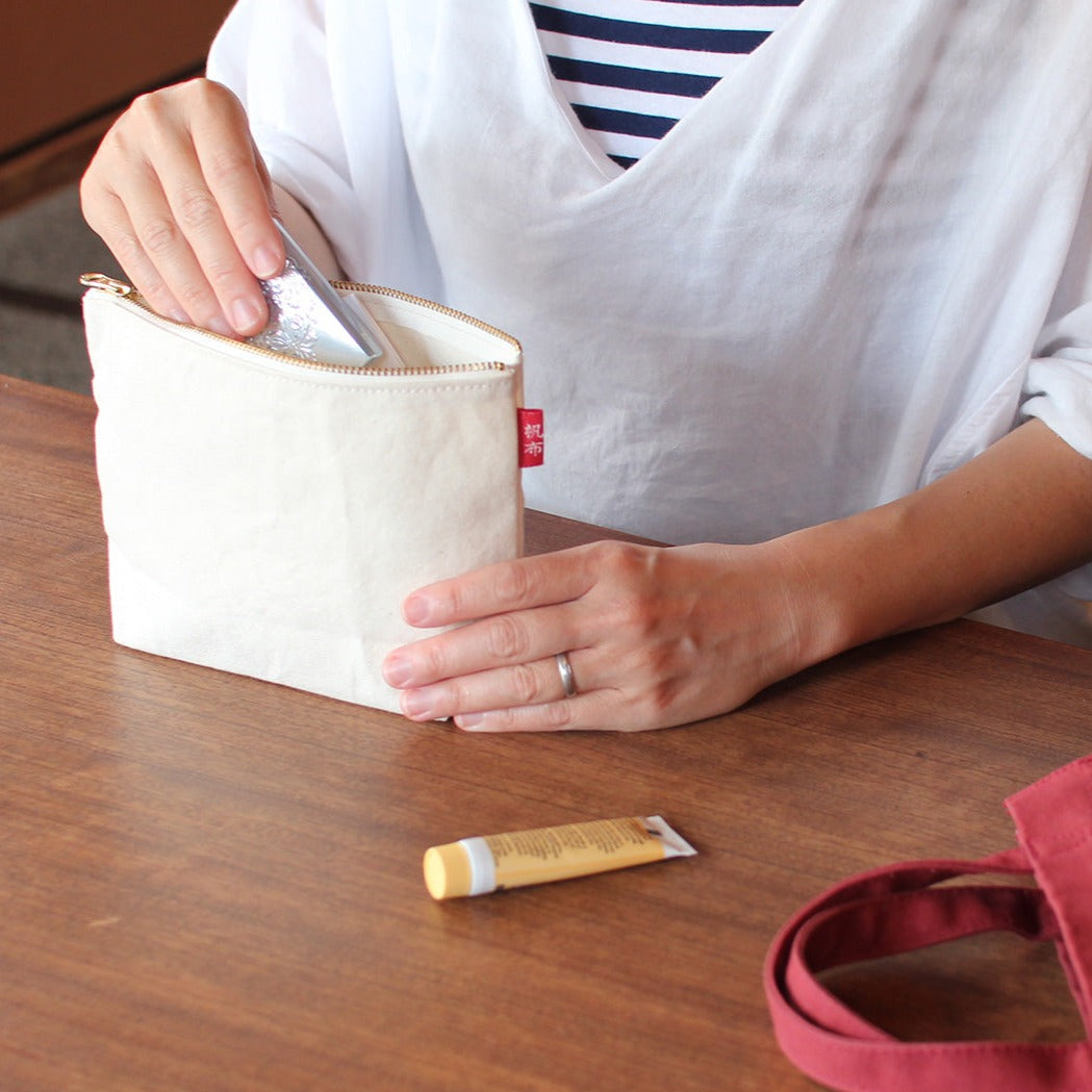 基帆ポーチ 舟型(大)