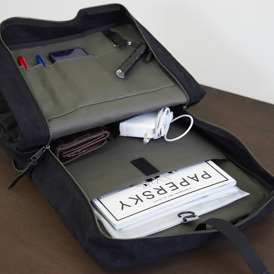 撥水タイガー帆布 A3ビジネスリュック UCB-001